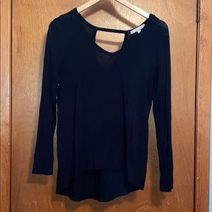 Banana republic black long sleeve shirt